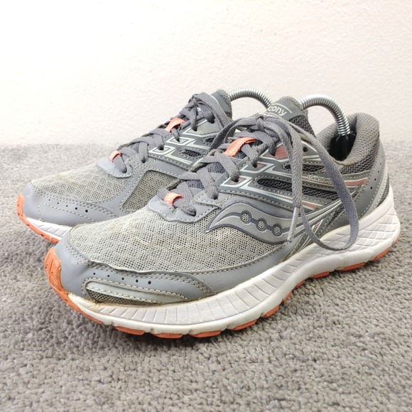 Saucony Shoes - Saucony Cohesion 13 Womens Size 7.5 Running Shoes Gray Sneakers Low Top